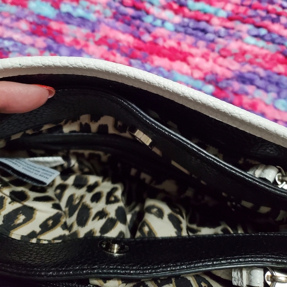 Nine West Black/White Crossbody Bag - Picture 4 of 4